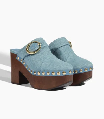 Schutz Women's Piper Pump In Light Denim In Blue