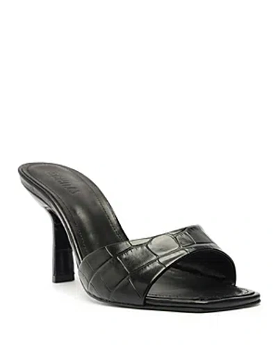Schutz Women's Posseni Casual High Stiletto Sandals In Black