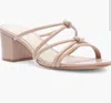 Schutz Women's Princey Strappy Block Heel Sandals In Beige In Neutral