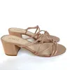 Schutz Women's Princey Strappy Block Heel Sandals In Beige In Sand