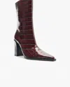Schutz Raffaela Pointed Toe Bootie In Multi