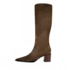 Schutz Raffaela Up Mid Boot In Brown