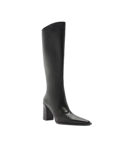 Schutz Women's Raffaela Up Pointed Toe Dress Boots In Black