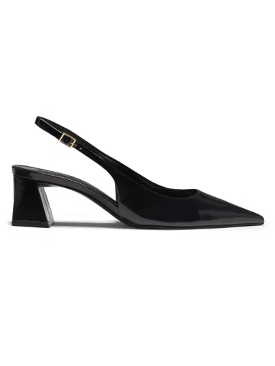 Schutz Women's Rhonda 65mm Patent Leather Slingback Pumps In Black