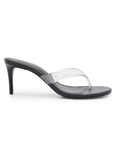 Schutz Roslyn 75mm Slip-on Sandals In Black
