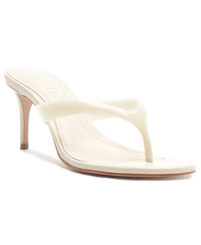 Schutz Women's Roslyn Slip-on Dress Sandals In Sugar White