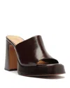 Schutz Rowan Platform Sandal In Brown