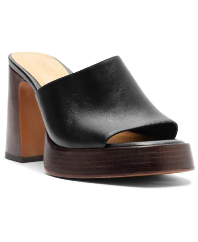 Schutz Rowan Platform Sandal In Brown