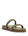 Schutz Ruby Sporty Slide Sandal In Green