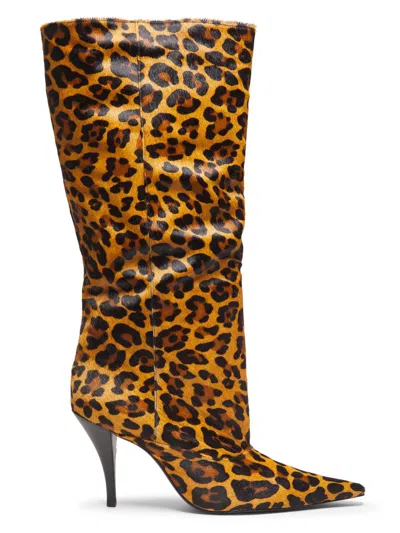 Schutz Women's Rudy Printed Calf Hair Boots In Multi
