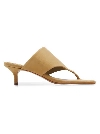 Schutz Sage Mid Stiletto Sandal In Yellow
