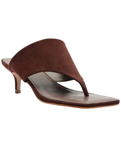 Schutz Women's Sage Square Toe Dress Sandals In Brown