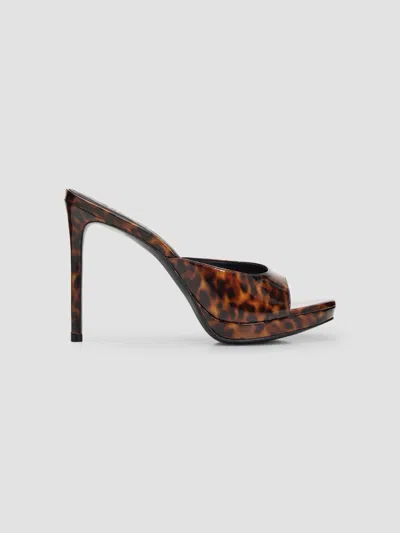 Schutz Women's Sally 100mm Platform Sandals In Animal Print