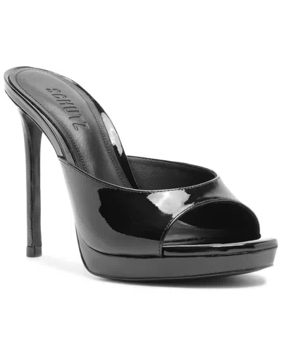 Schutz Women's Sally Platform Stiletto Leather Sandals In Black