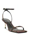 Schutz Women's Sam Squared Toe Sandals In Animal Print