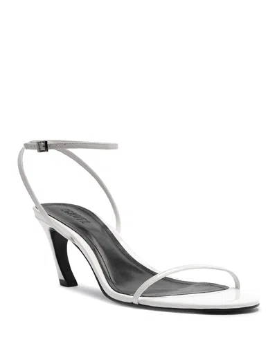Schutz Women's Siena Curve Mid Sandals In White