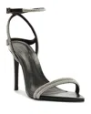 Schutz Skye Shine Ankle Strap Sandal In Black