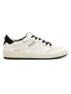 Schutz Women's St-001 Leather Low-top Sneakers In White Black