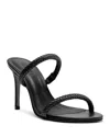 Schutz Taliah Woven Strap Slide Sandal In Black