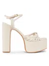 Schutz Tara Platform Sandal In White