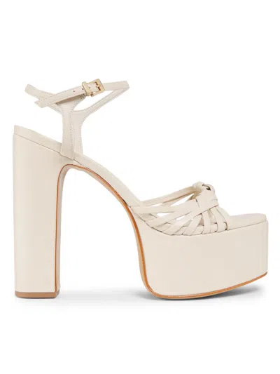 SCHUTZ WOMEN'S TARA 125MM LEATHER PLATFORM SANDALS