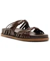 Schutz Tara Sporty Braided Sandal In Animal Print