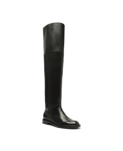 Schutz Women's Terrance Over The Knee High Heel Boots In Black