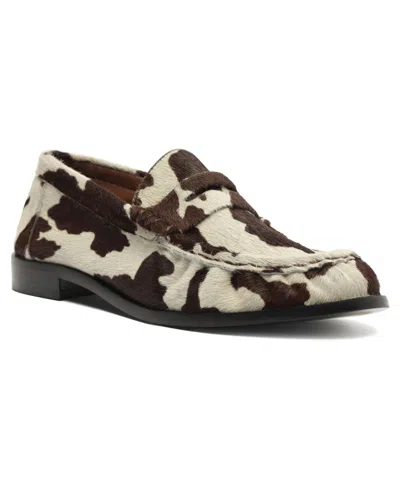 Schutz Women's Tyche Pull-on Loafers In Brown