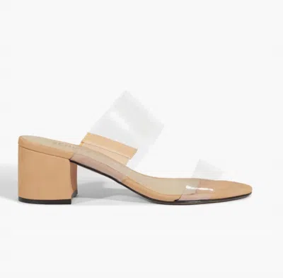 Schutz Women's Victorie Sandal In Transparent/honey Biege