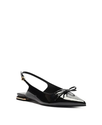 Schutz Women's Violetta Sculpt Pointed Toe Ballet Flats In Black