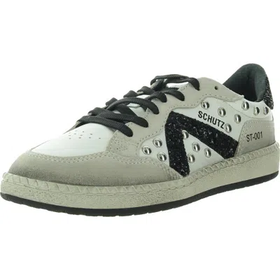 Schutz Womens Jeweled Leather Casual And Fashion Sneakers In Multi