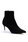 Schutz Mikki Mid Pointed Toe Bootie In Black