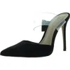Schutz Womens Stretch Leather Pumps In Black