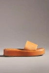 Schutz Women's Yara 76mm Leather Platform Sandals In Miele