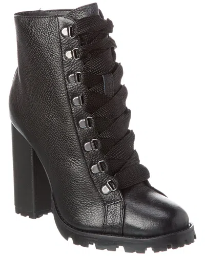 Schutz Zhara Leather Bootie In Blue