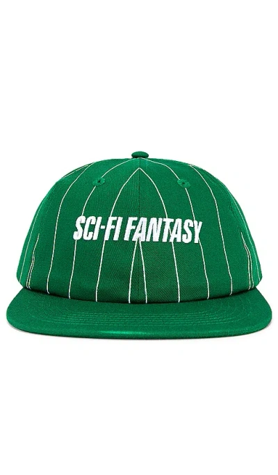 Sci-fi Fantasy Fast Stripe Hat In Green