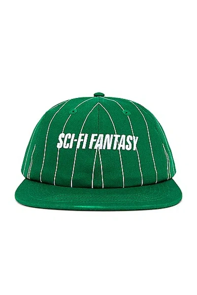 Sci-fi Fantasy Fast Stripe Hat In Green