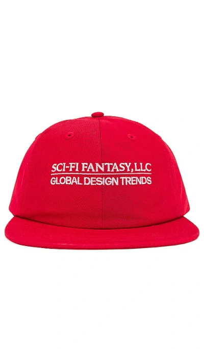 Sci-fi Fantasy Global Design Trends Hat In Red