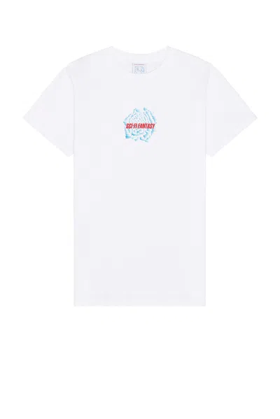 Sci-fi Fantasy Rose Tee In White