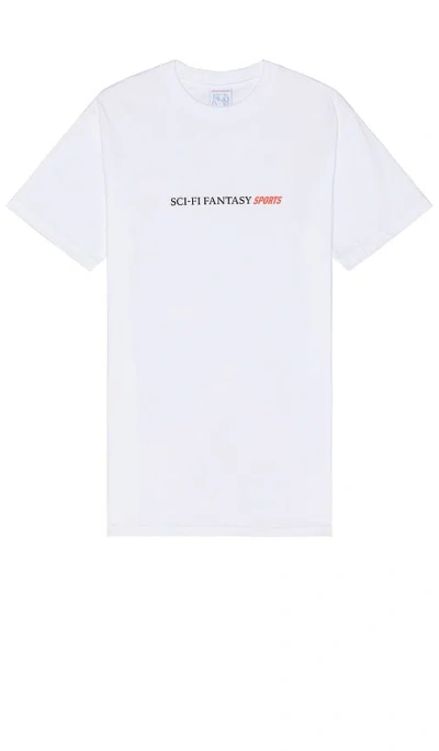 Sci-fi Fantasy Sports T恤 In White