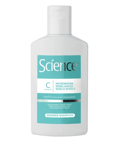 Science Microbiome Balancing Shower Shampoo Shield Effect 200 ml In White