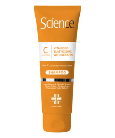 Science Vitalizing And Elasticizing Shampoo With Keratin 100 ml In White