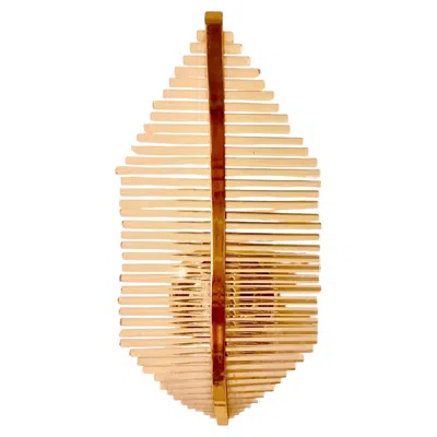 Pre-owned Sciolari Lighting Sciolari Glass Wall Lighting Murano Italy 1970s In Sand