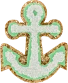 Scl2016 Glitter Anchor Patch