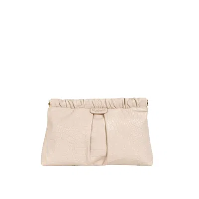 Sclarandis Embossed Croc Leather In Off White