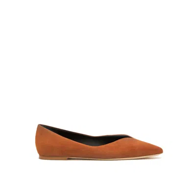 Sclarandis Women's Brown Lara Cognac Suede