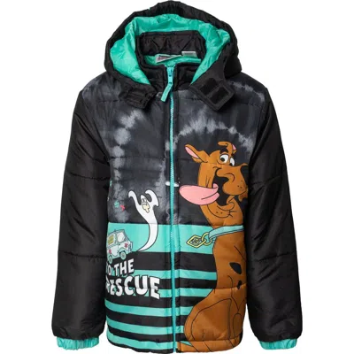 Scooby Doo Kids' Scooby-doo  Hooded Puffer Coat In Multi
