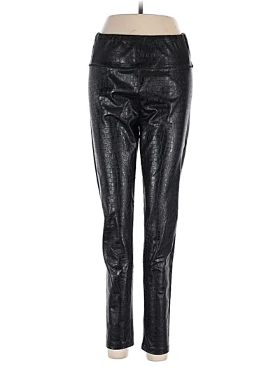 Pre-owned Scoop Active Pants In Black