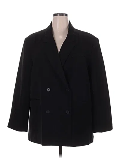 Pre-owned Scoop Blazer Jacket In Black