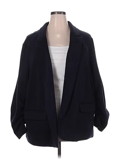 Pre-owned Scoop Blazer Jacket In Blue